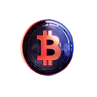 Floating card showing data visualization for crypto market analytics